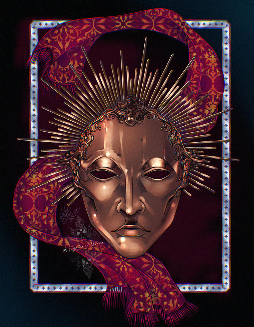 D&amp;D Die Vergessenen Lande Inquisitor Mask